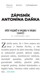 Mobile Screenshot of blog.antonindanek.cz